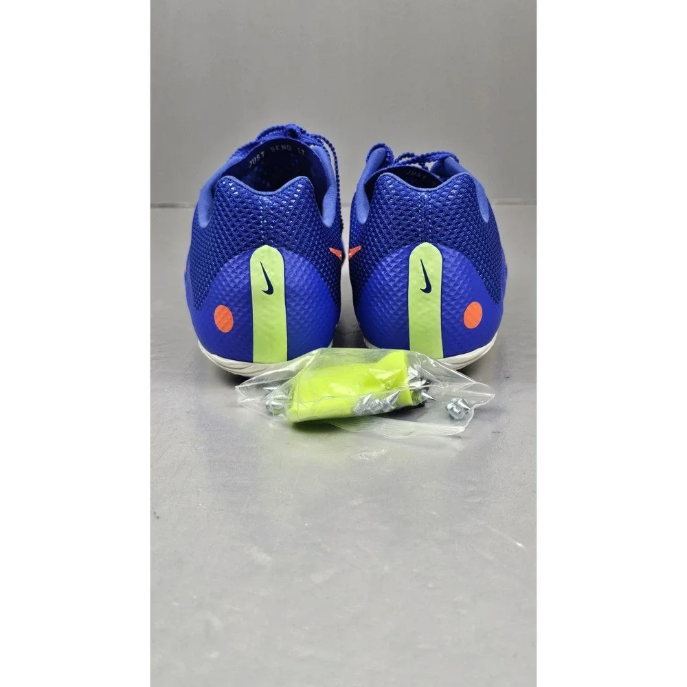 Nike Zoom Rival Sprint Track Spikes Mens 9 Blue Orange‎ DC8753-401 NWOB